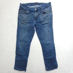 Hudson Jeans Mens 38 (36x28) Blue Blake Motion Straight Leg Denim